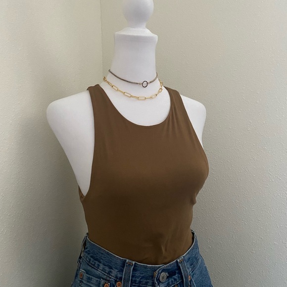 Gaze Brown Bodysuit - Picture 3 of 7